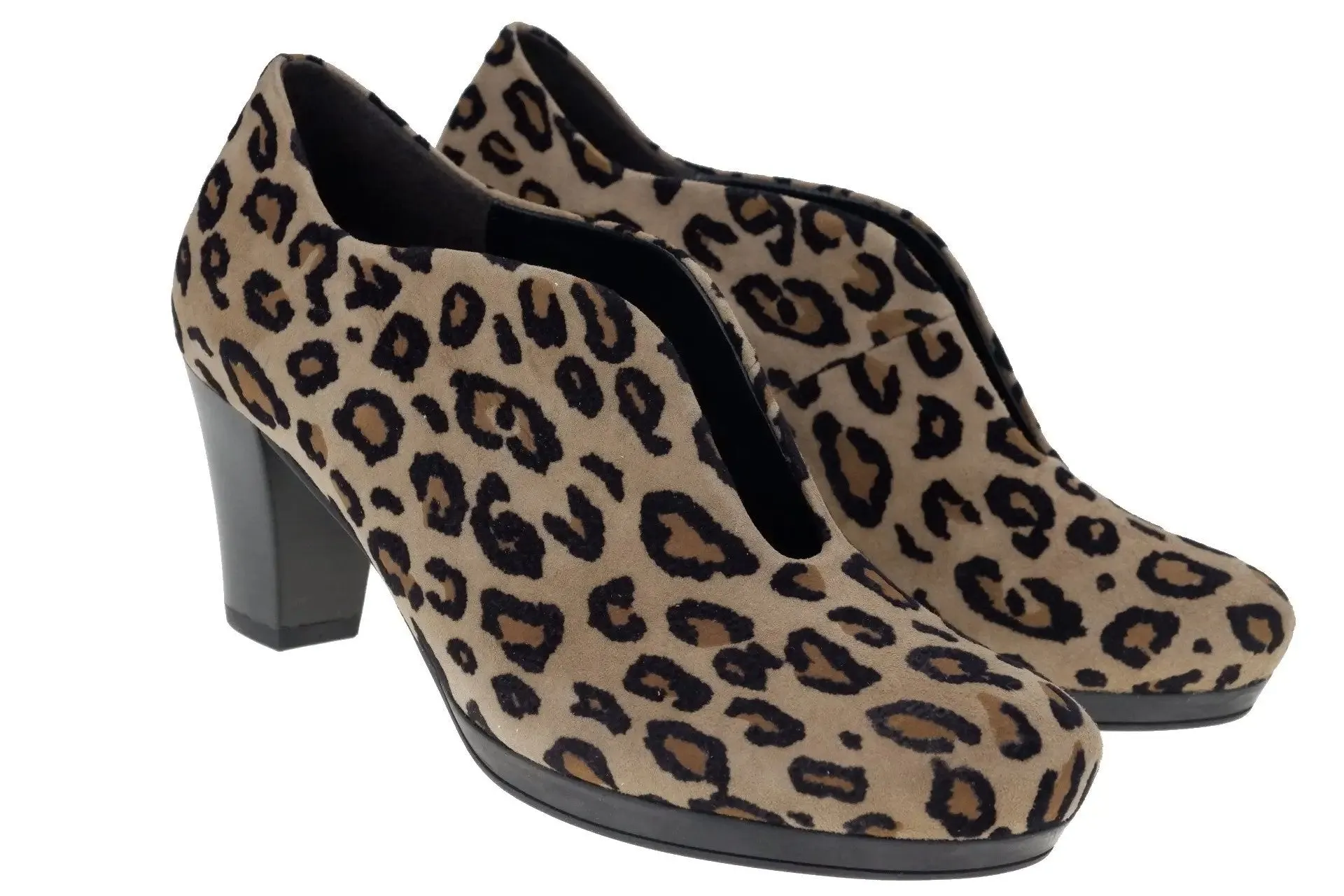 '32.189.11' women's leopard print pump - Beige print