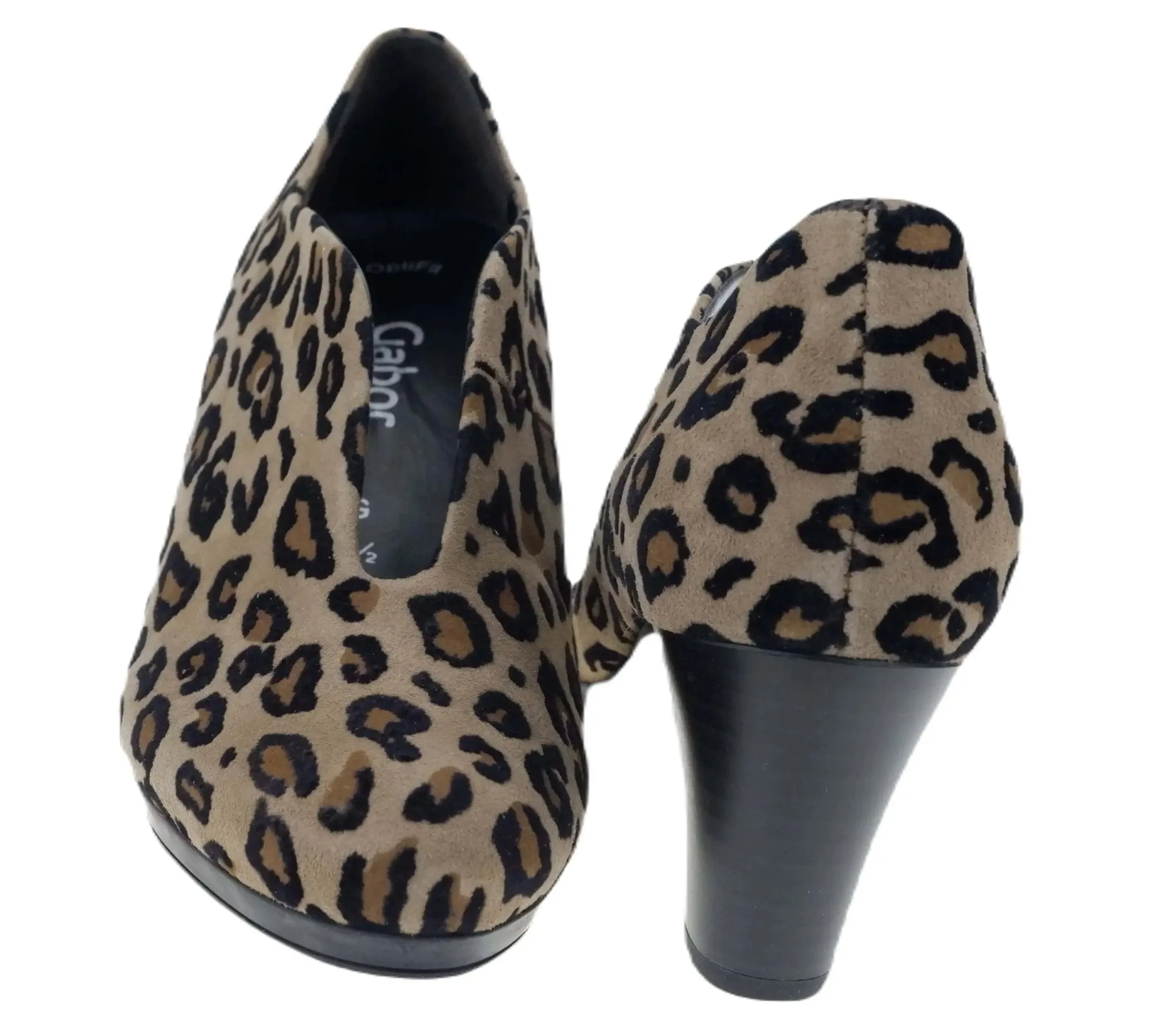 '32.189.11' women's leopard print pump - Beige print