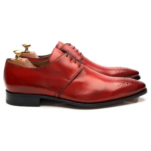 '4441' Red Leather Derby UK 9