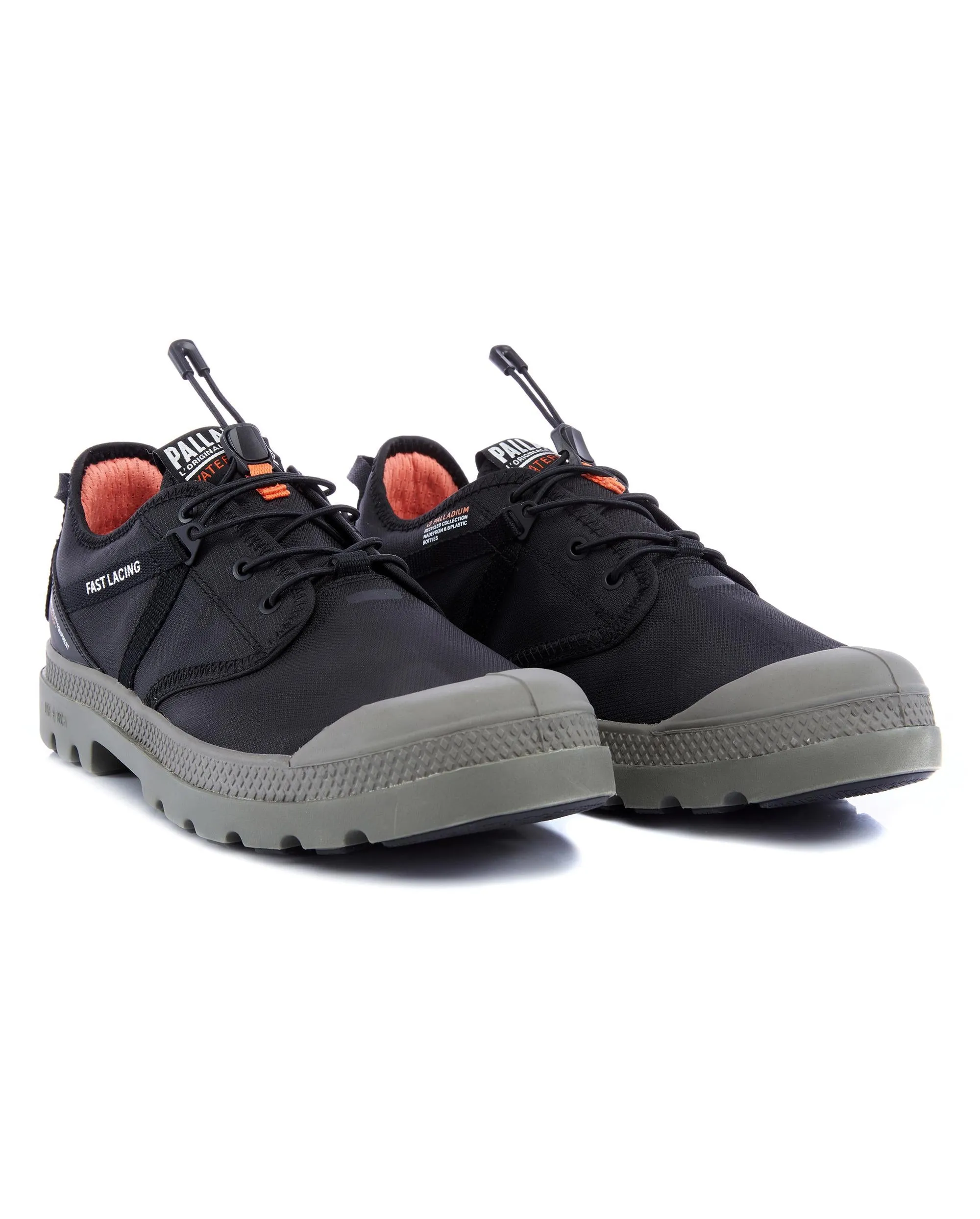 77338-008-M | UNISEX OX TRAVEL LITE  WATERPROOF SNEAKERS | BLACK/DUSKY GREE