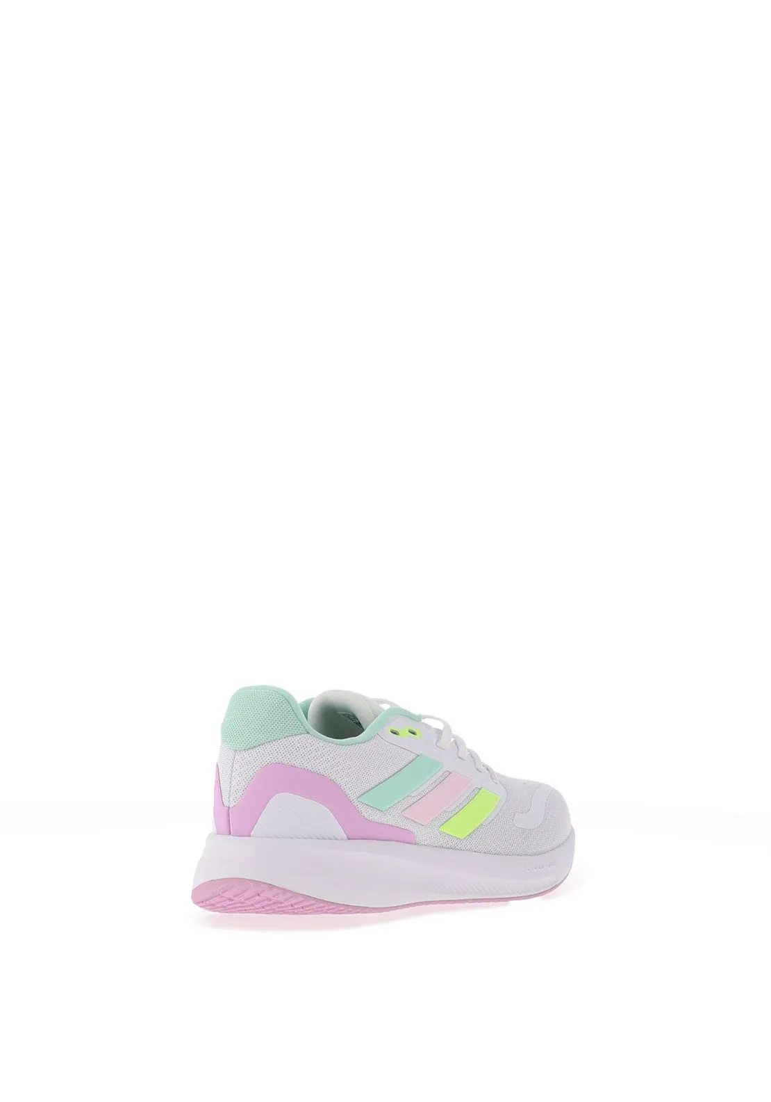 Adidas Girl Runfalcon 5 J Running Velcro Trainer, White