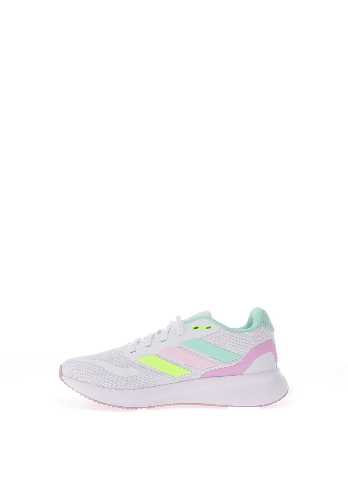 Adidas Girl Runfalcon 5 J Running Velcro Trainer, White