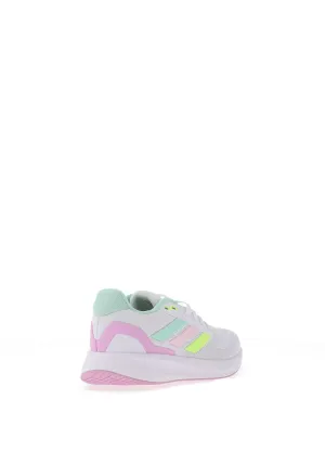 Adidas Girl Runfalcon 5 J Running Velcro Trainer, White