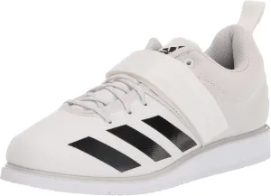 adidas Men's Powerlift 4 Weightlifting Shoes Cross Trainer, White/Core Black/Grey One, 11