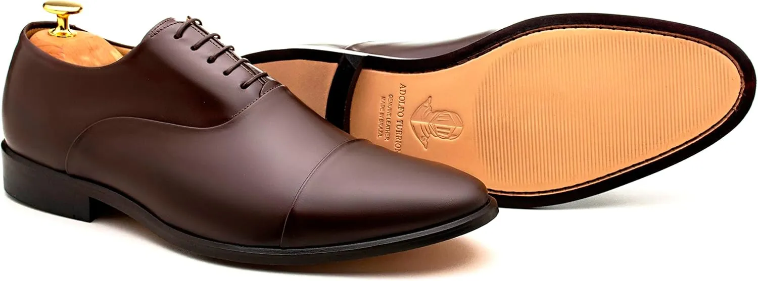 ADOLFO TURRION Leather Classic/Formal Shoes Oxford Cap Toe Cordoba