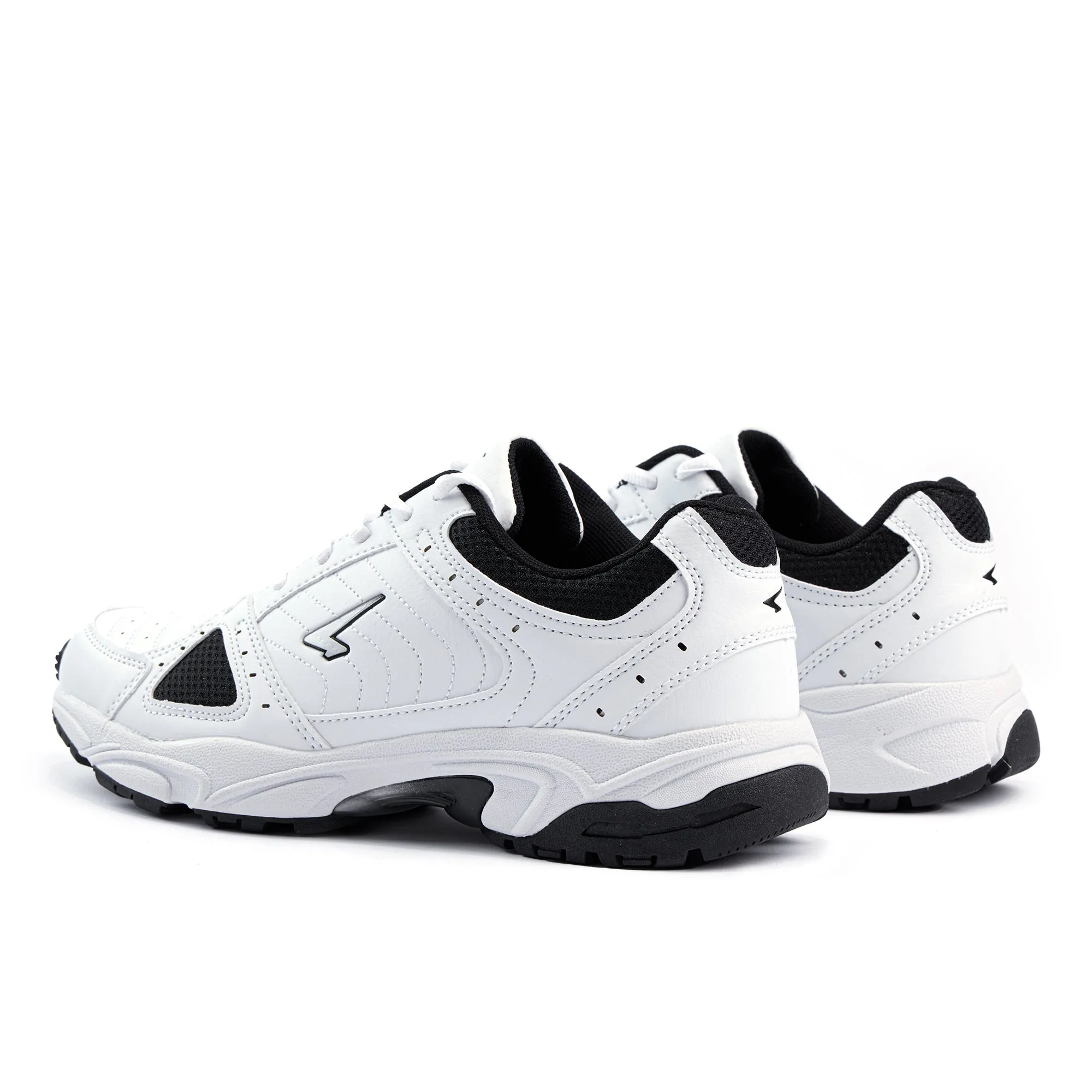 Adverse Mens Lace Up Cross Trainer White/Black