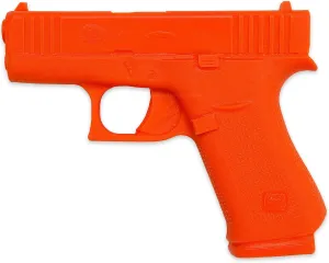 American Safety Trainers - Non-Functional Solid Polymer Training Guns - Blaze Orange - U.S.A. - Safe Practice Aides - Fits Model Specific Holsters