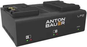 Anton Bauer LP2 Low Profile Dual Gold Mount Priority-Based Simultaneous 2-Position Battery PowerCharger with LED Display