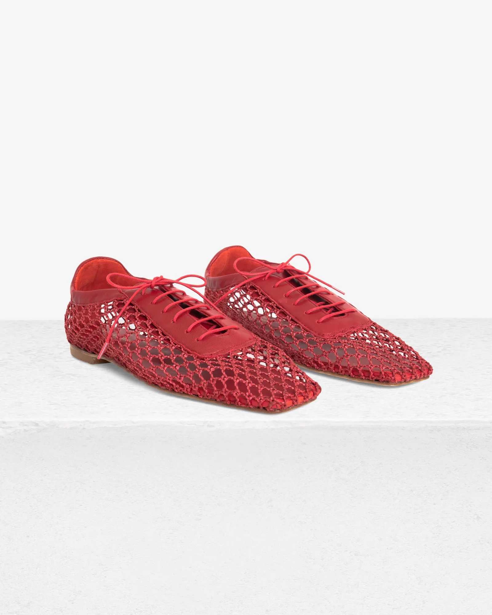 Antonia Red Mesh