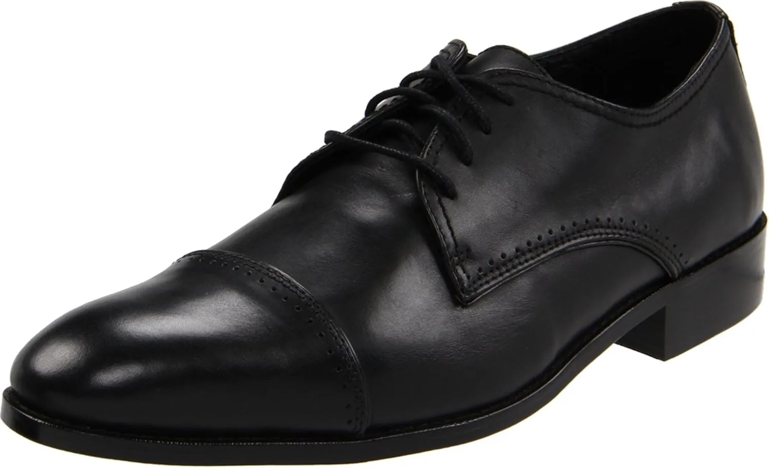 Bacco Bucci Men's Studio Kayler Cap-Toe Oxford, Black, 10.5 M US
