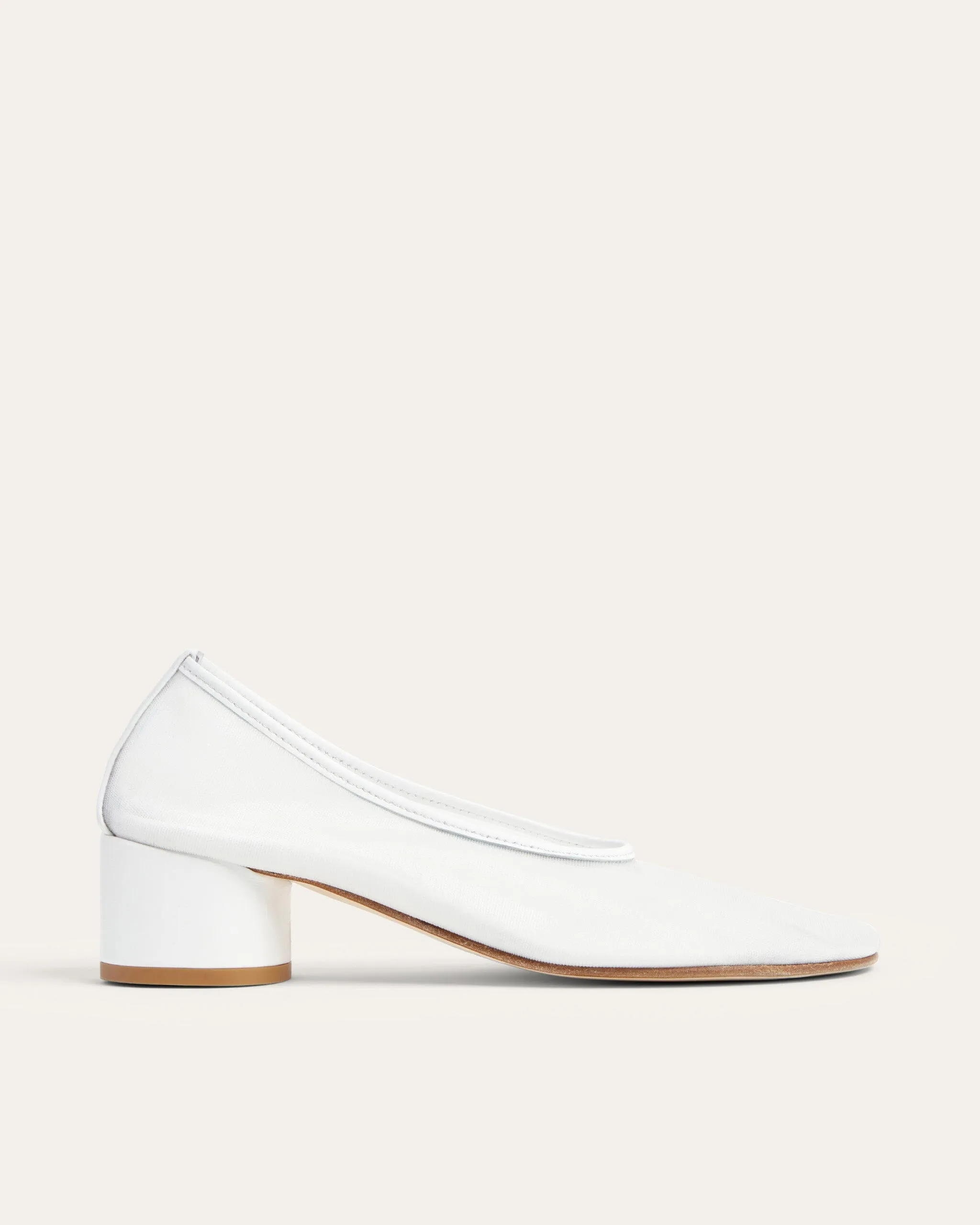 Balla Pump, White Mesh