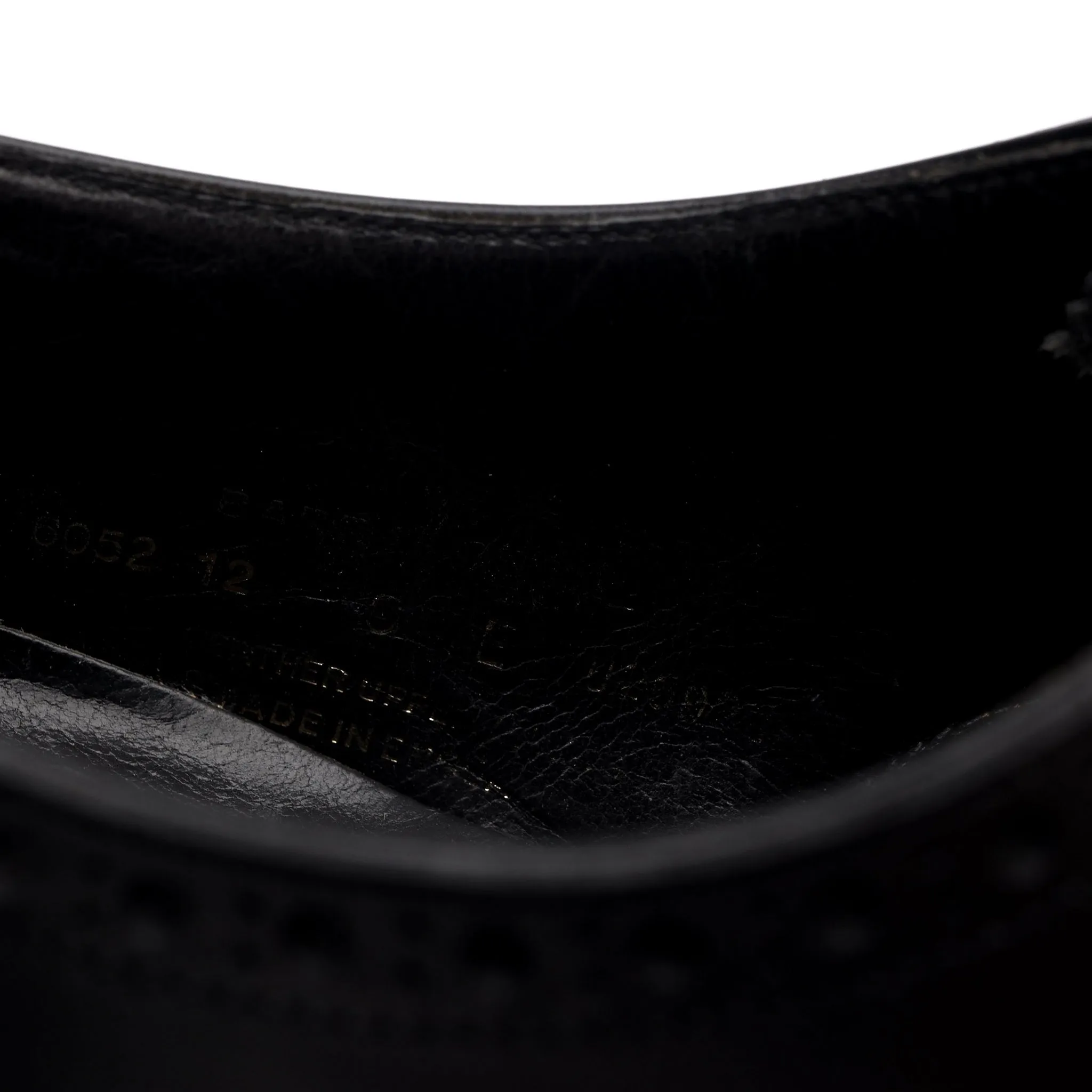 'Barrington 2' Black Leather Oxford Brogues UK 9 E