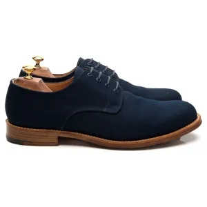 'Bath' Blue Canvas Derby UK 11 F