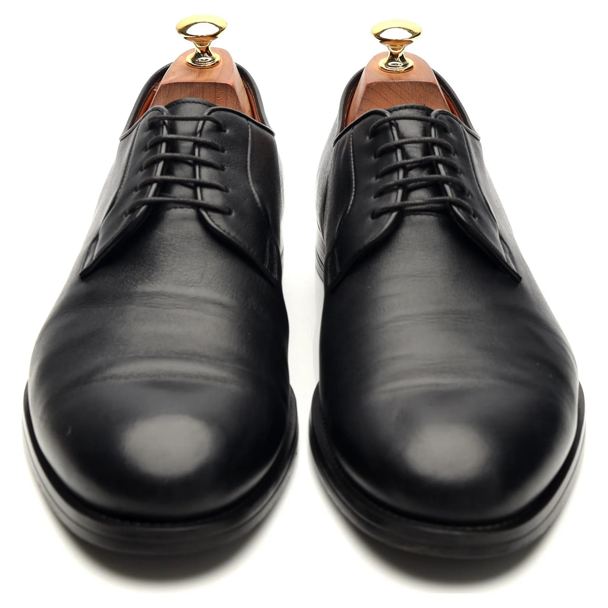 Black Leather Derby UK 9.5