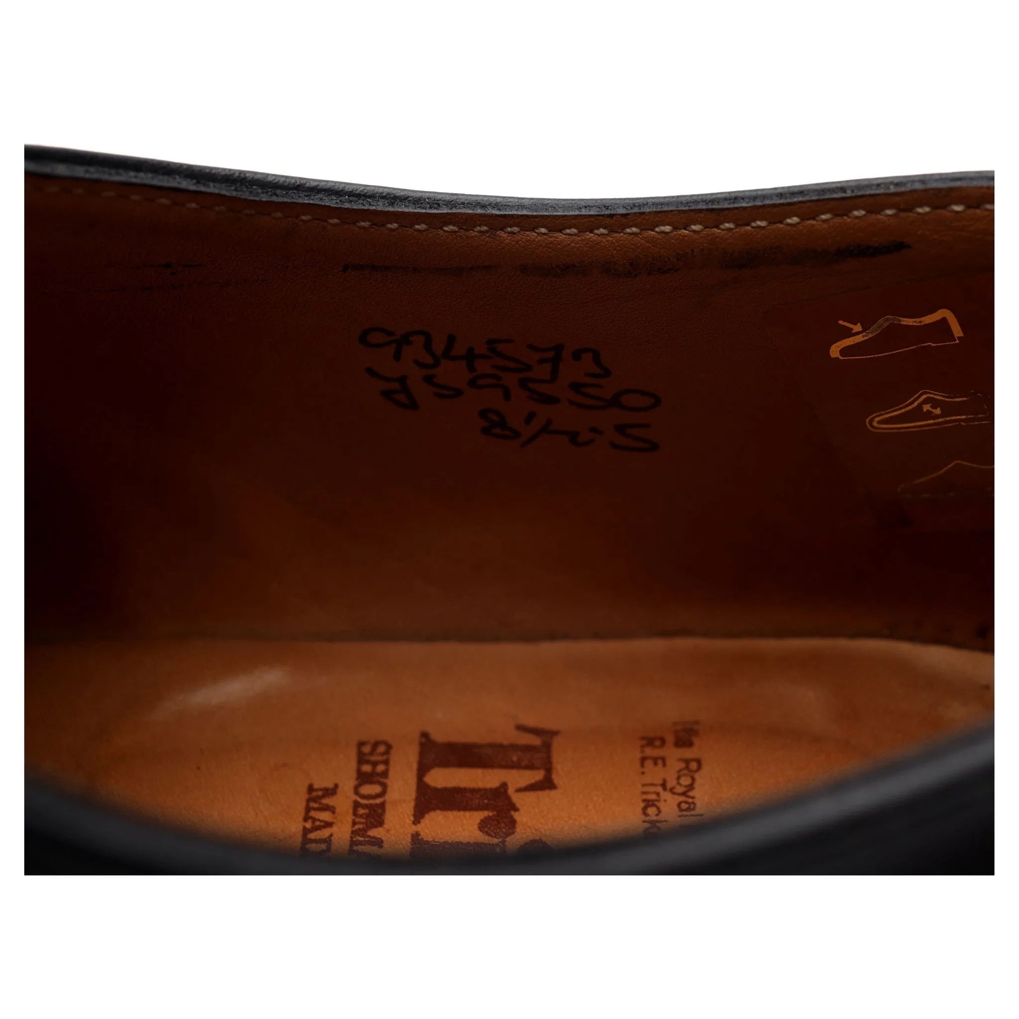 Black Leather Oxford UK 8.5