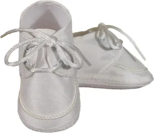 Boys Silk Dupioni Christening Baptism Shoe