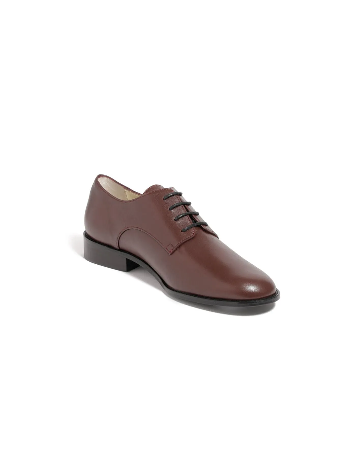 Burgundy Leather Kelly Derby