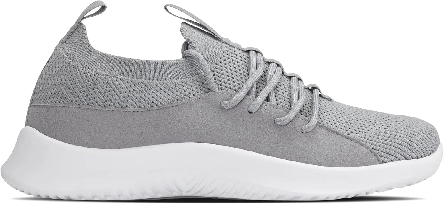 CALTO Men's Invisible Height Increasing Elevator Shoes - Ultra Lightweight Sporty Sneakers - 2.4 Inches Taller