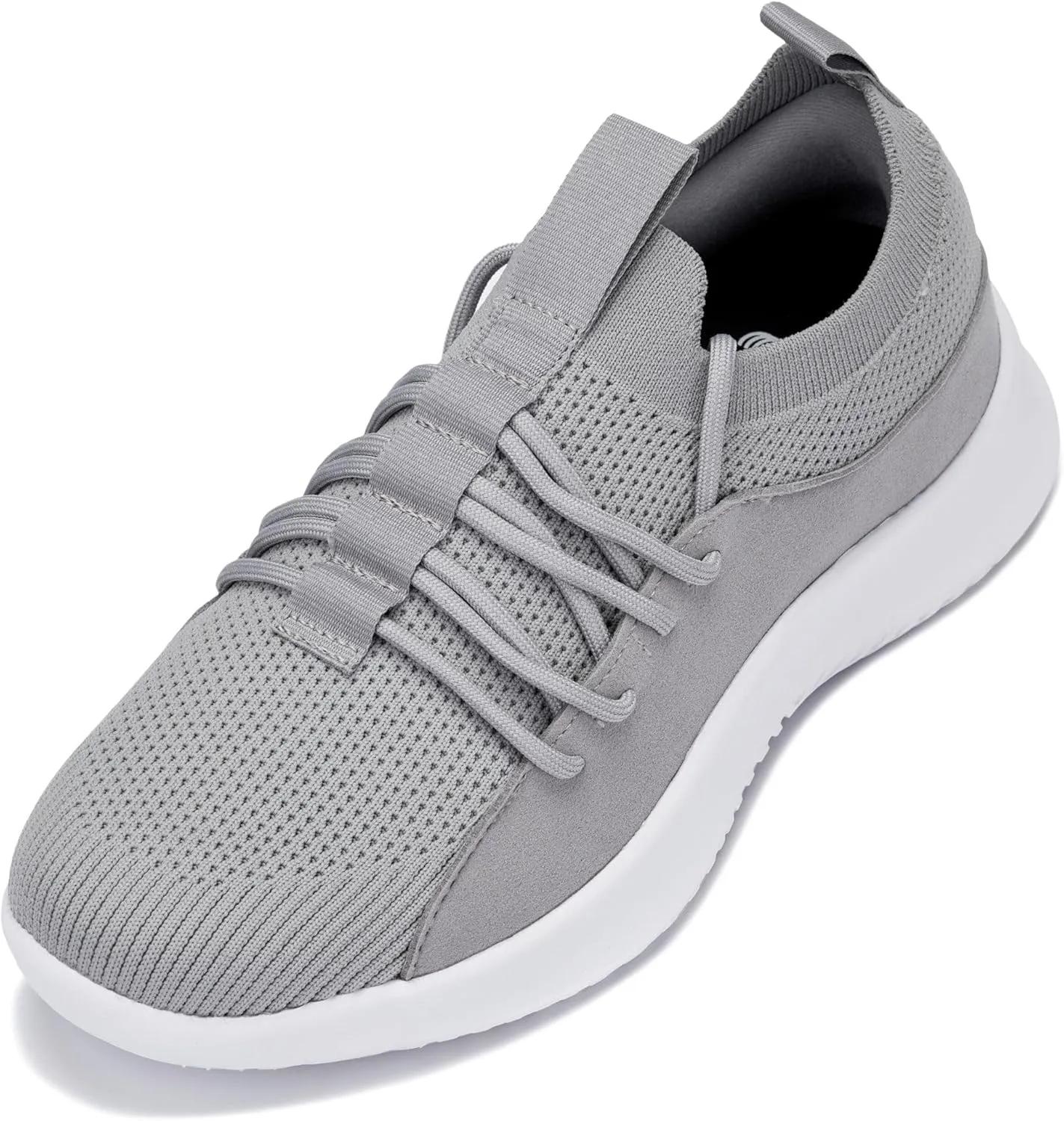 CALTO Men's Invisible Height Increasing Elevator Shoes - Ultra Lightweight Sporty Sneakers - 2.4 Inches Taller