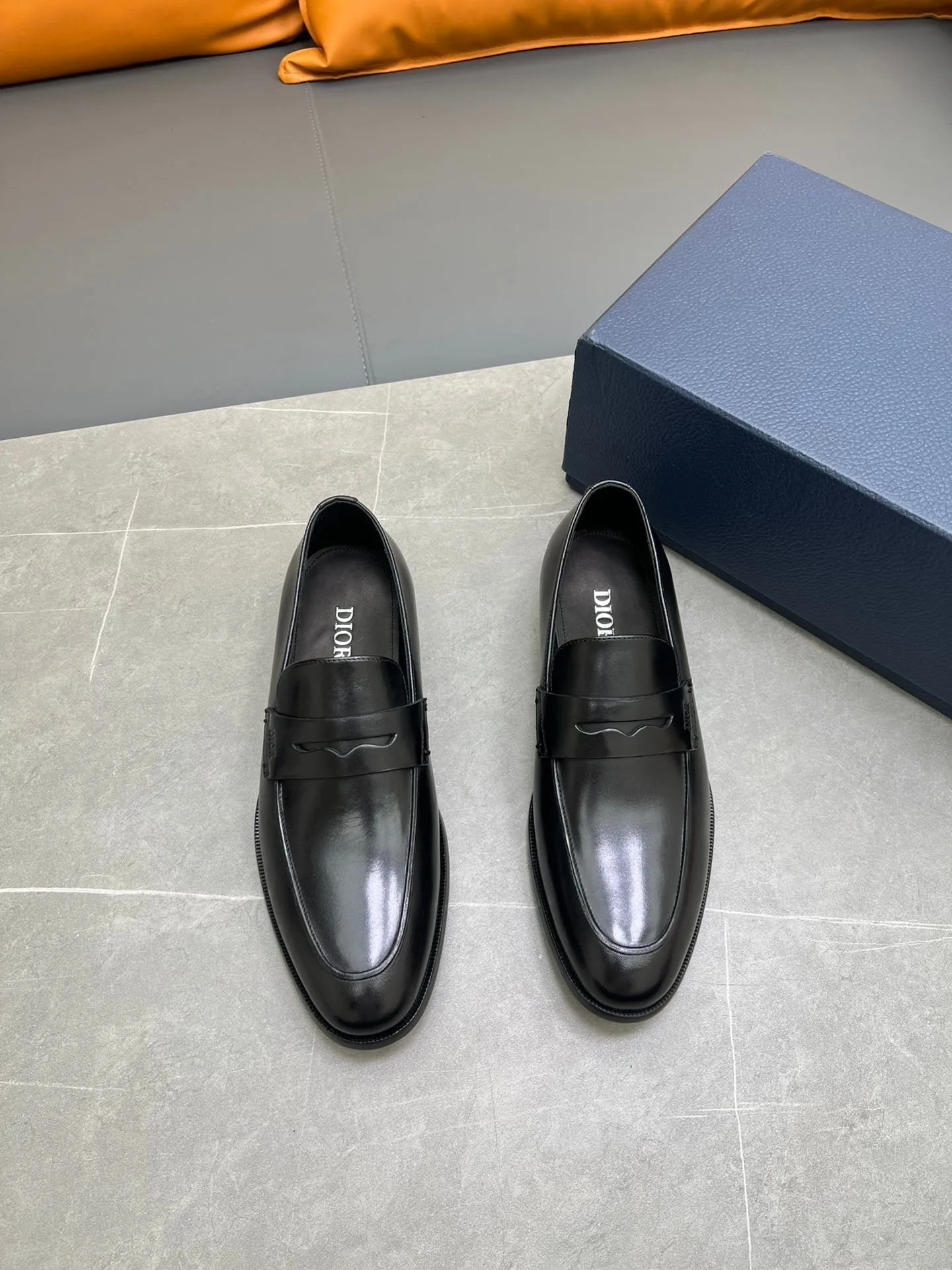 CD GRANVILLE LOAFER BLACK POLISHED CALFSKIN