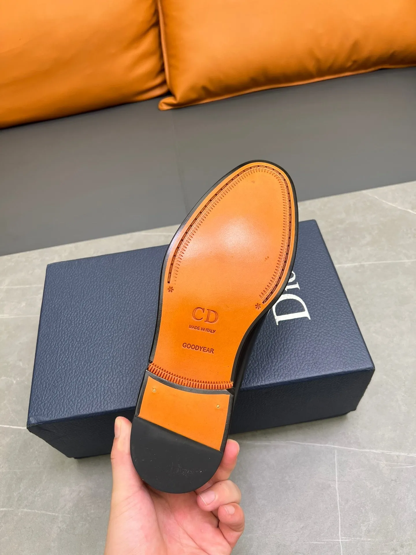 CD GRANVILLE LOAFER BLACK POLISHED CALFSKIN