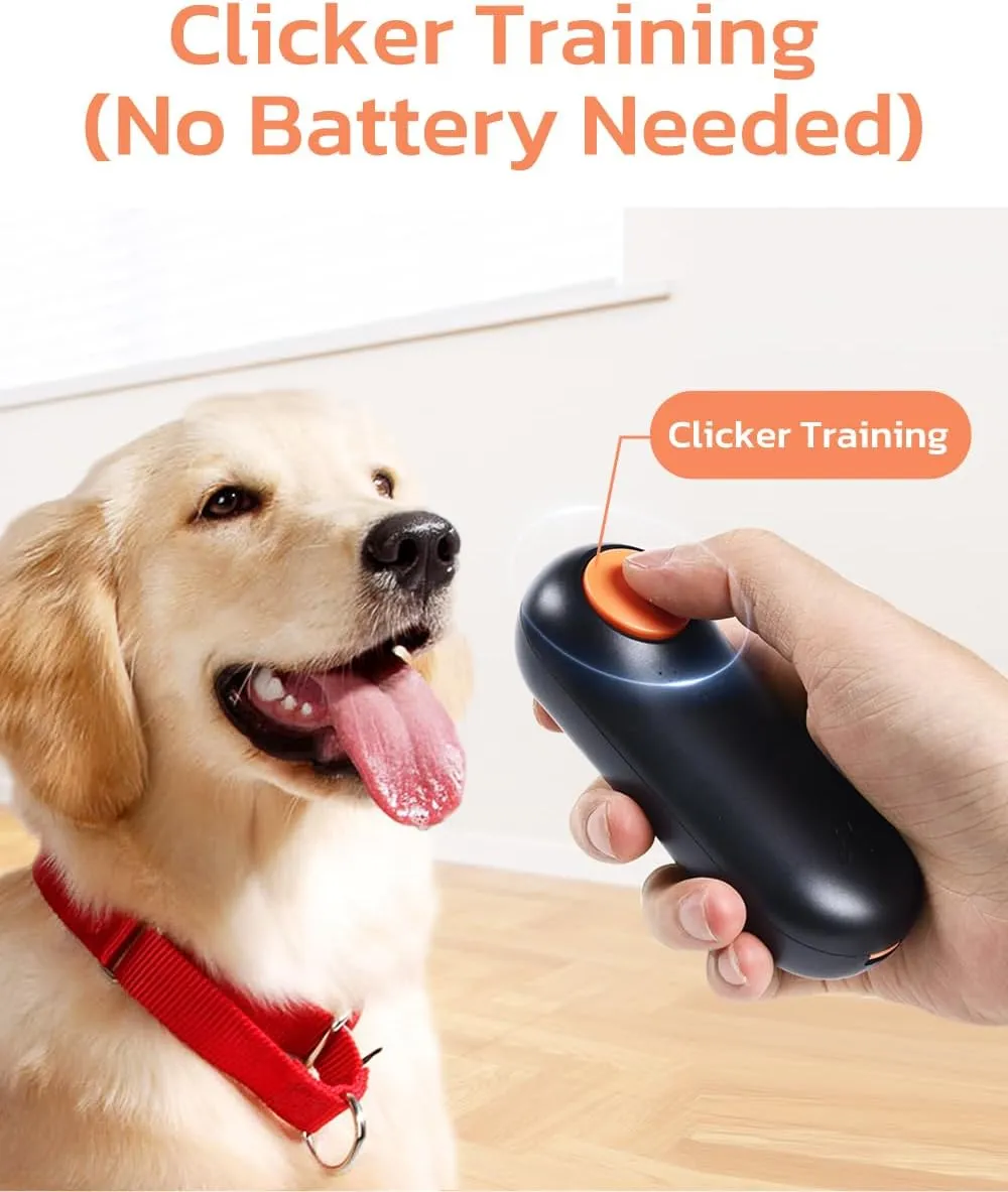 Clink Design Clicker Dog Trainer & Dog Treat Pouch Alternative Dual Use 2 in 1 Dog Clicker for Training - Durable, Light (2.36 oz), Easy to Clean & Handle, Fast to Fill, Innovative Design, Black