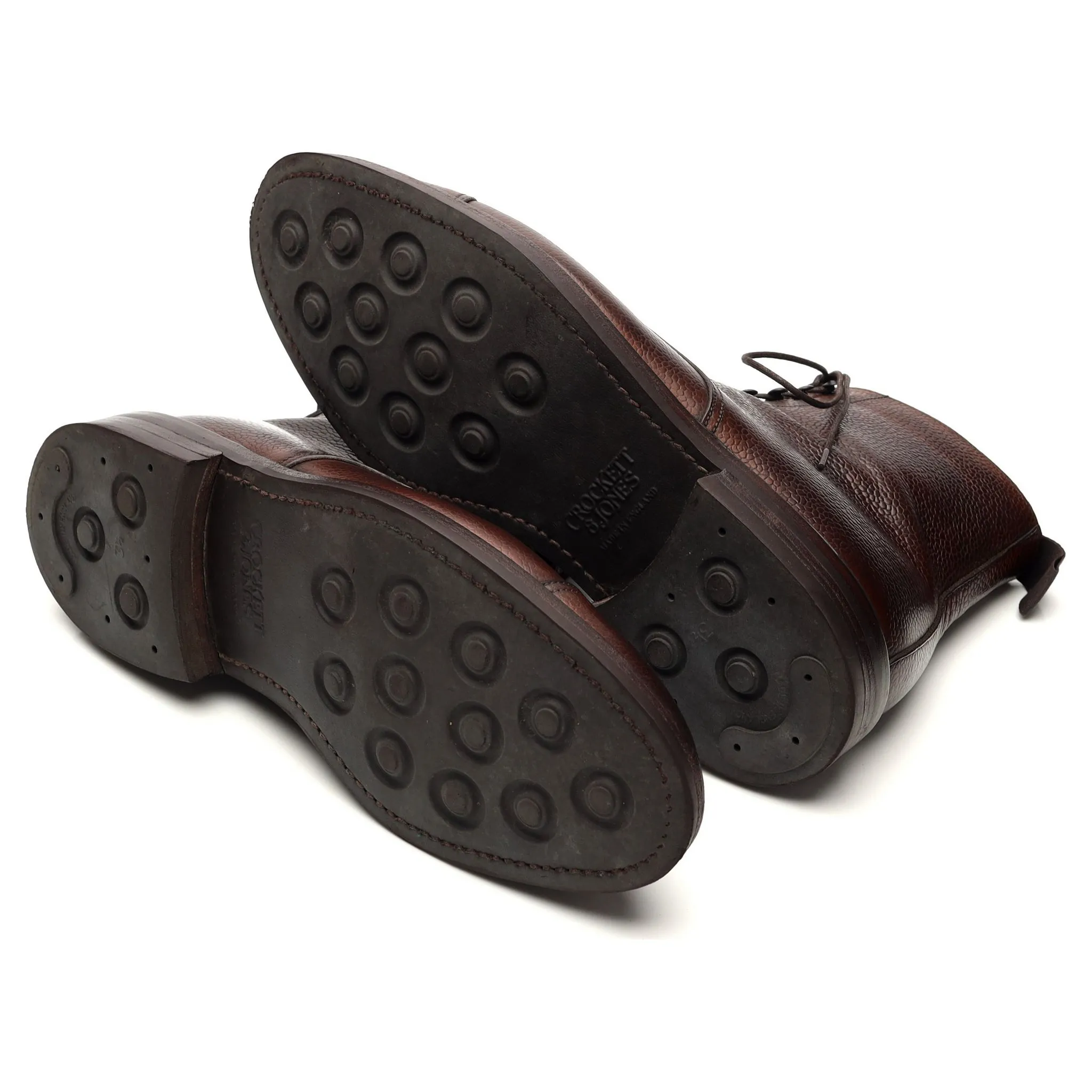 'Coniston' Dark Brown Grain Leather Boots UK 7 E
