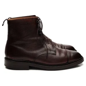 'Coniston' Dark Brown Grain Leather Boots UK 7 E