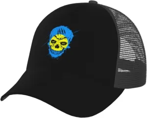 Creative Palau Patriot Skull National Flag Baseball Cap Adjustable for Men Women Breathable Mesh Back Baseball Caps Casual Outdoor Hat Trucker Hat
