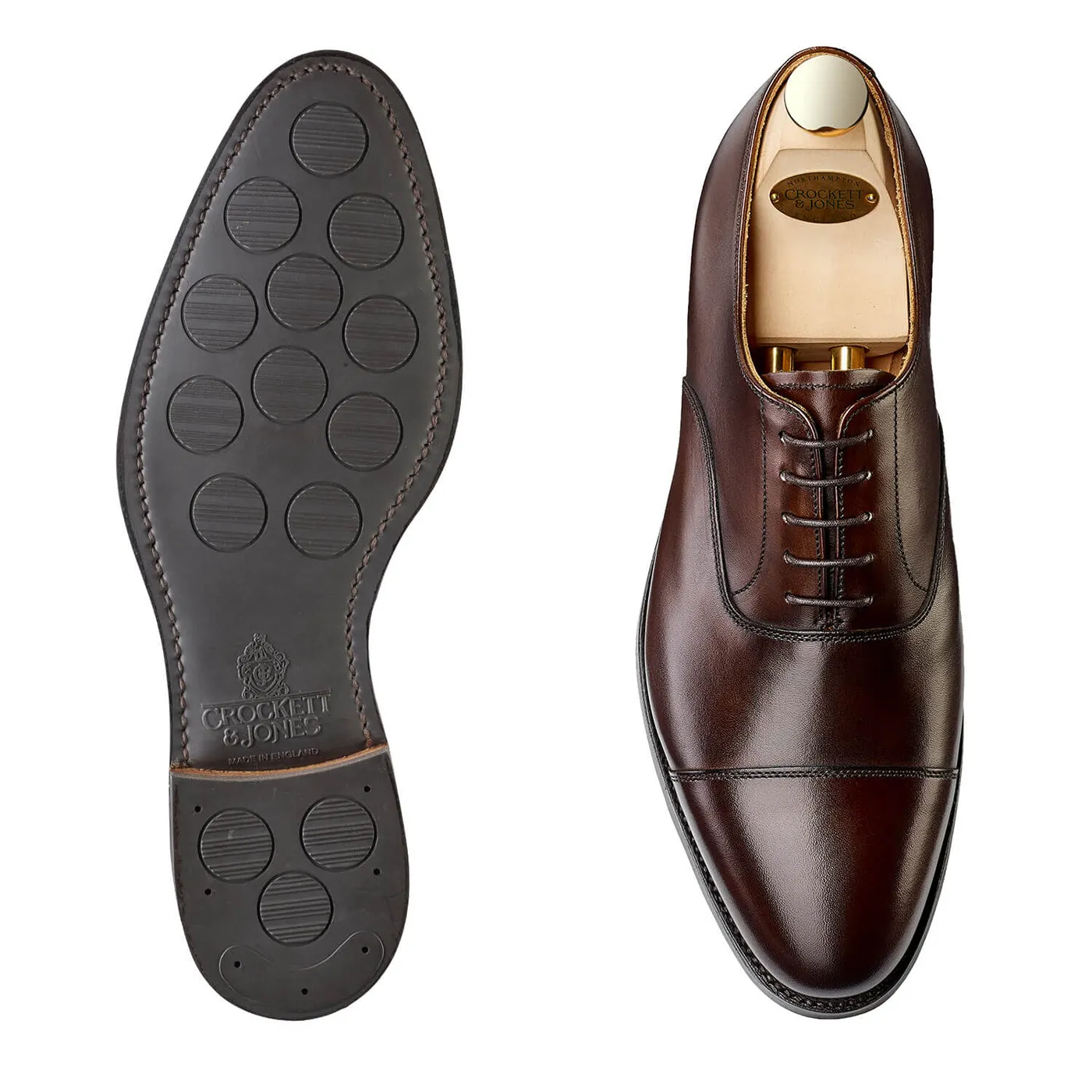 Crockett & Jones | Connaught 2 | Dark Brown Burnished Calf
