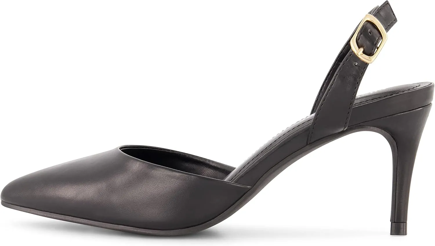 CUSHIONAIRE Women's Petula Sling Back Dress Pump  Memory Foam, Wide Widths Available