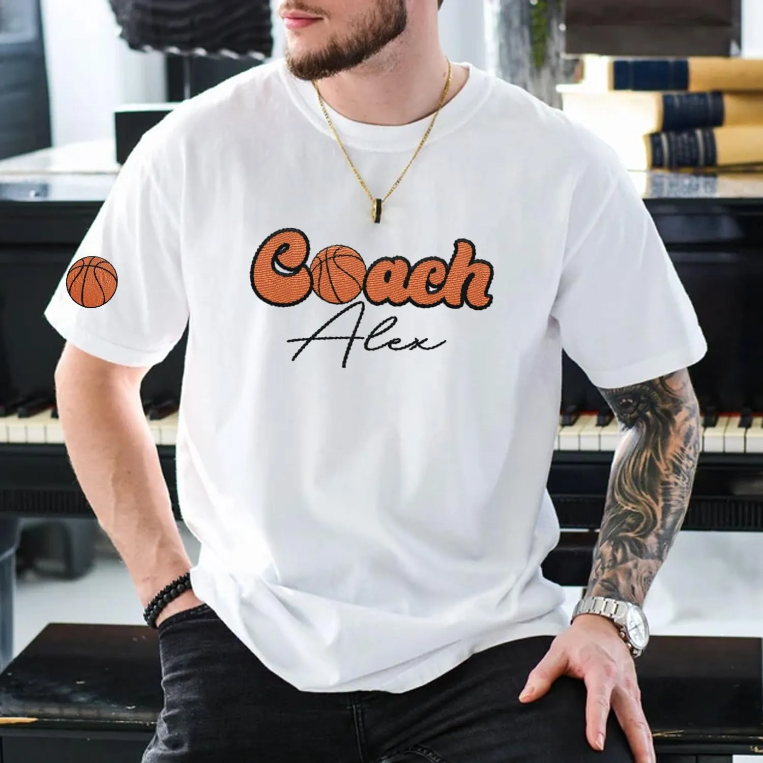 Custom Coach Embroidered Sweatshirt for Trainer, Coach Volleyball, Coach Soccer, Dibs On The Coach Shirts Gifts For Women Men