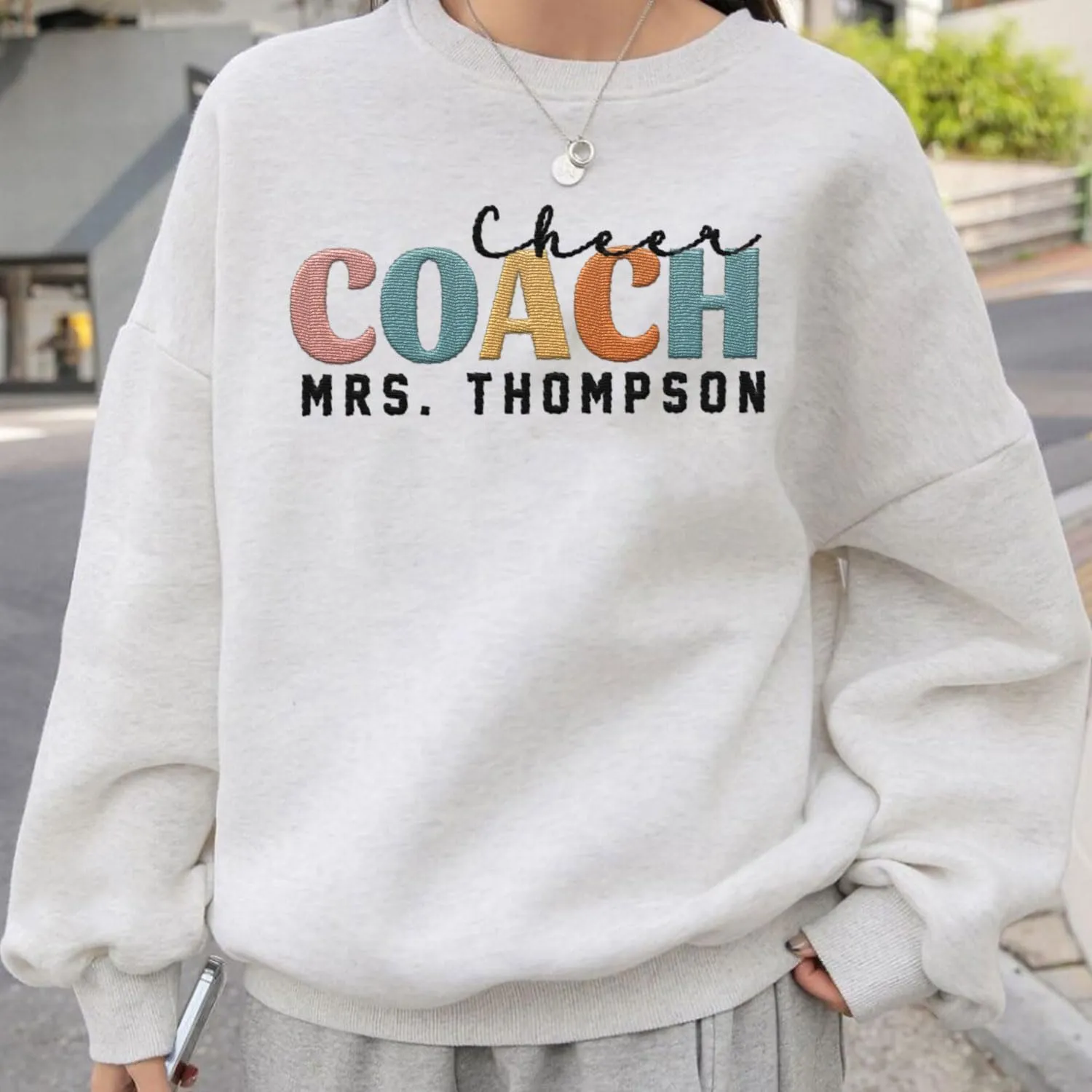 Custom Coach Embroidered Sweatshirt for Trainer, Coach Volleyball, Coach Soccer, Dibs On The Coach Shirts Gifts For Women Men