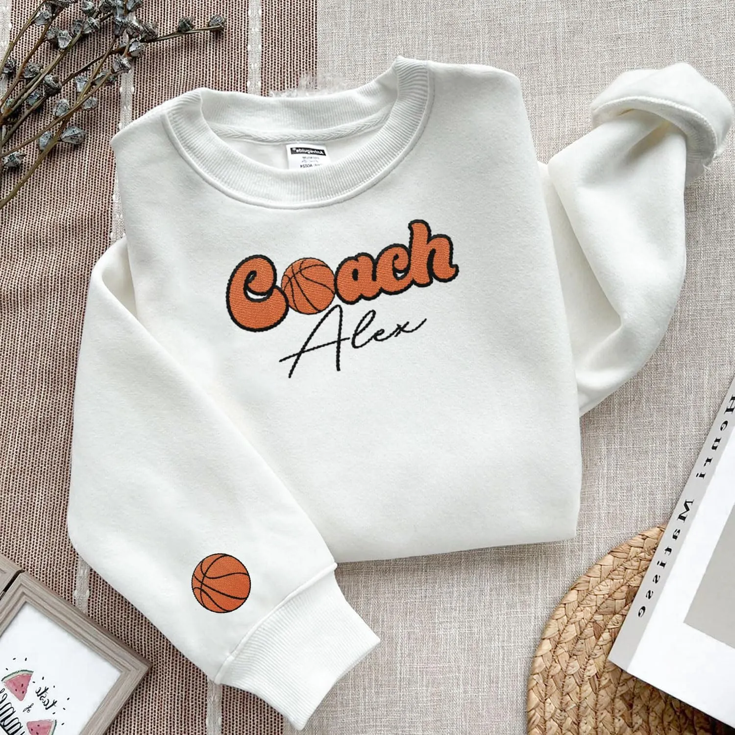 Custom Coach Embroidered Sweatshirt for Trainer, Coach Volleyball, Coach Soccer, Dibs On The Coach Shirts Gifts For Women Men