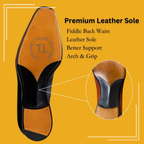 DANIEL Premium Derby, Crafted in Hand Patina Leather