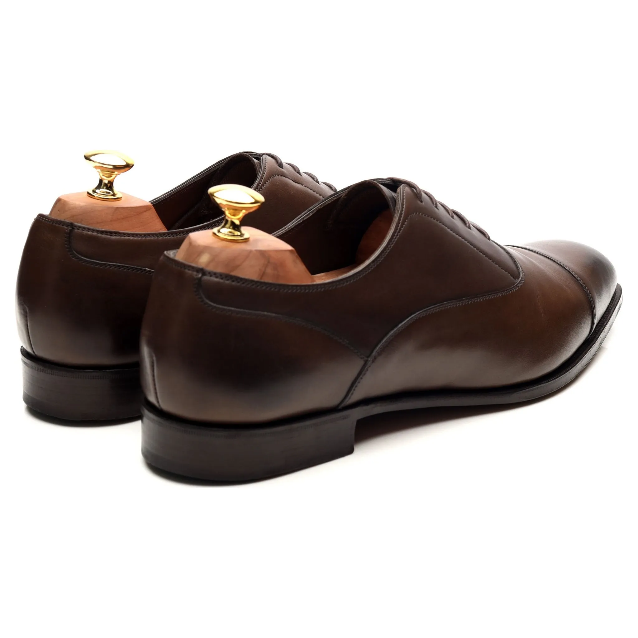 Dark Brown Leather Oxford UK 10 E
