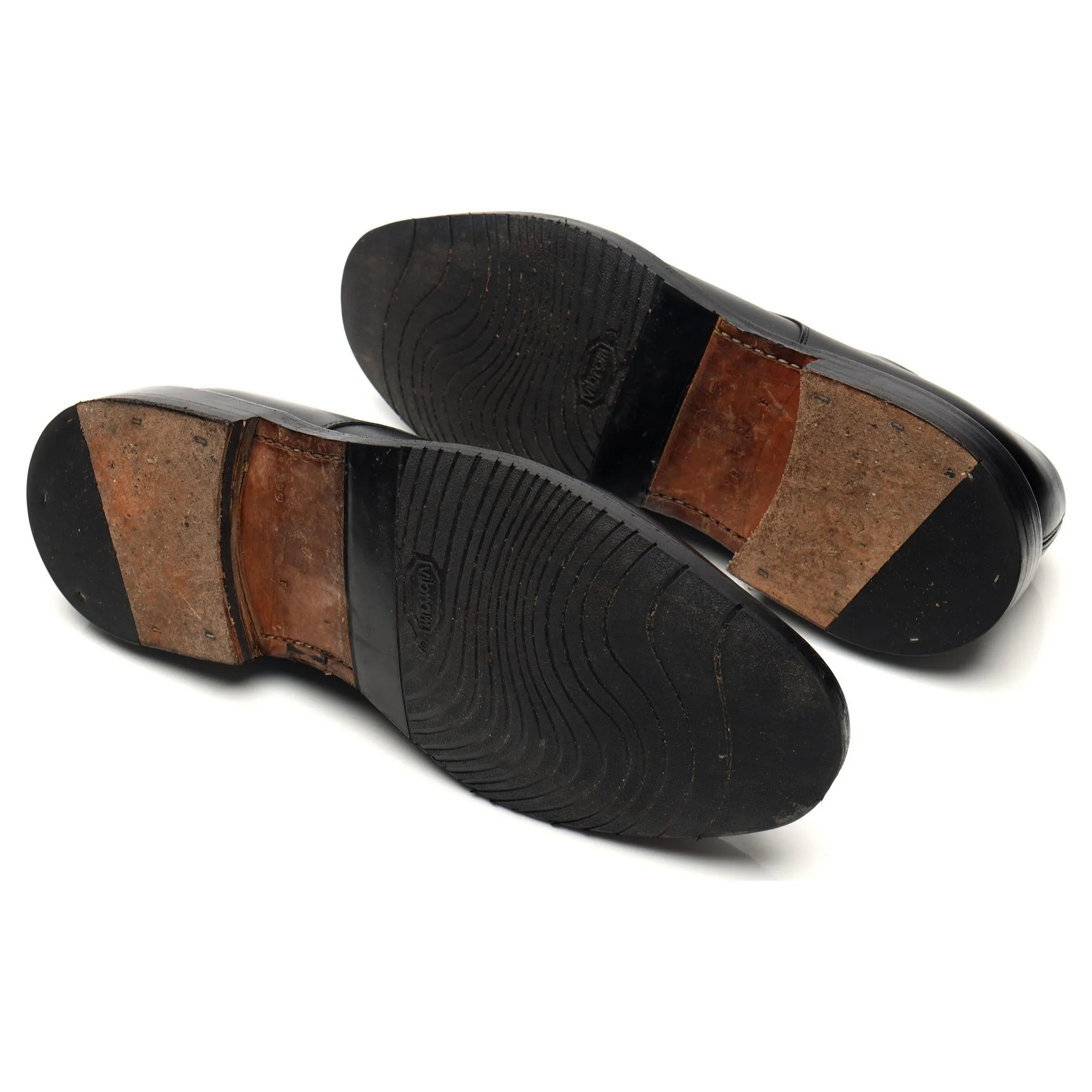 'Dartmoor' Black Leather Split Toe Derby UK 9 F