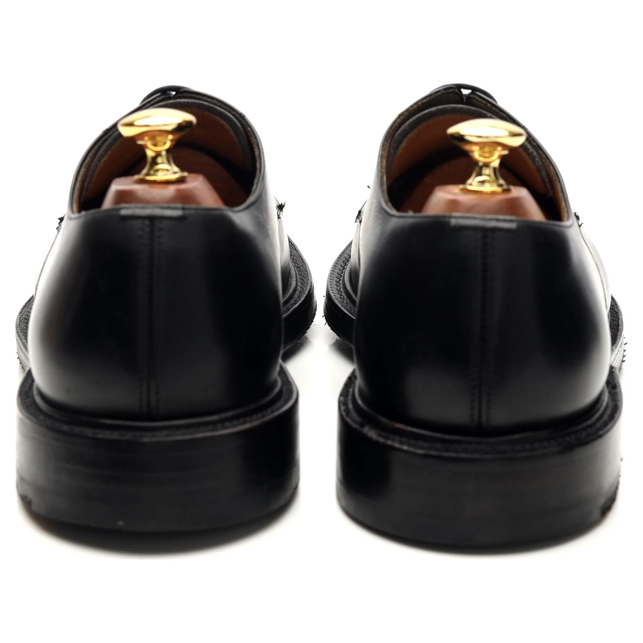 'Dartmoor' Black Leather Split Toe Derby UK 9 F