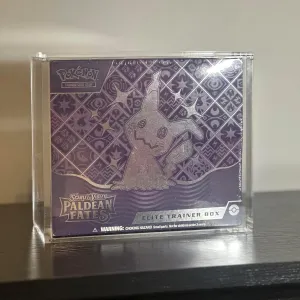 Display Case for Pokemon Elite Trainer Box , Acrylic Display Box, Collector Box with Easy Magnetic Lid, Display Cases for Collectibles, Elite Trainer Box Not Included