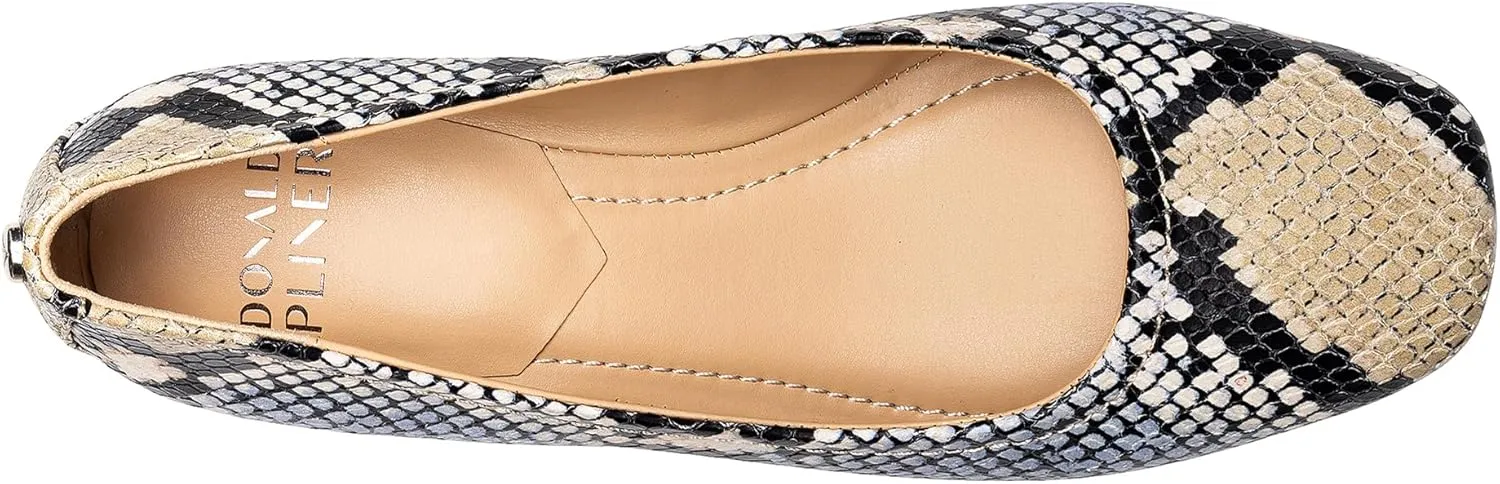 Donald Pliner Women’s RYA Pump Heel – 1.3” Block Heel Shoes for Comfort, Slip On Women’s Heels with Rubber Sole