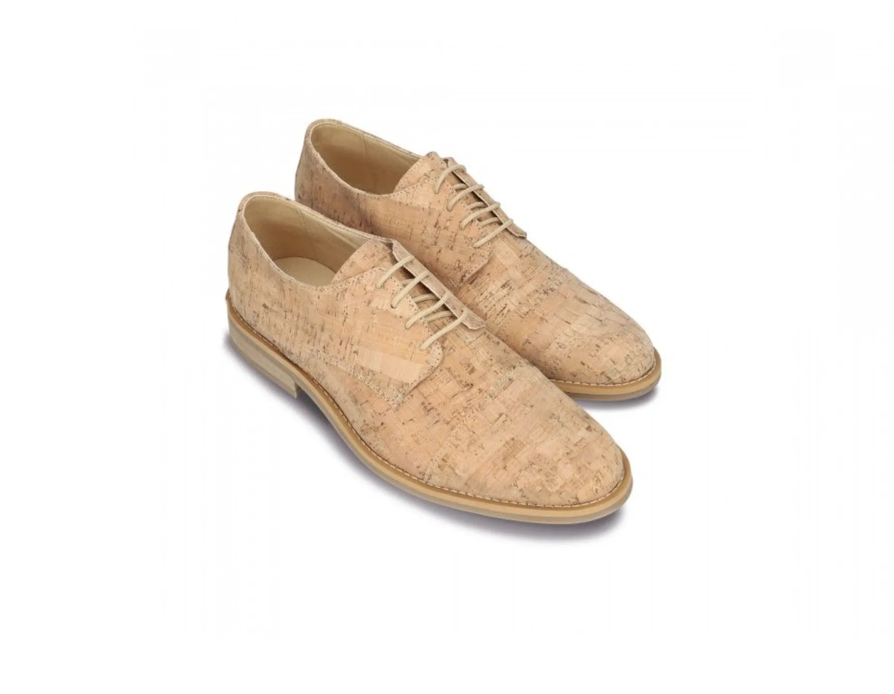 Edu Cork Men's Derby Cap Toe Shoe