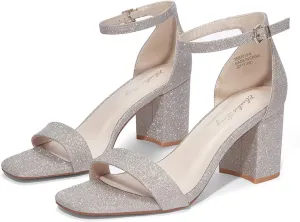 Elisabet Tang Black Heels for Women,2.36 inch Open Toe Ankle Strap Chunky Heels Pump Sandals Party Dress Sandals Daily Work Wedding Strappy Buckle Heeled Sandals Shoes