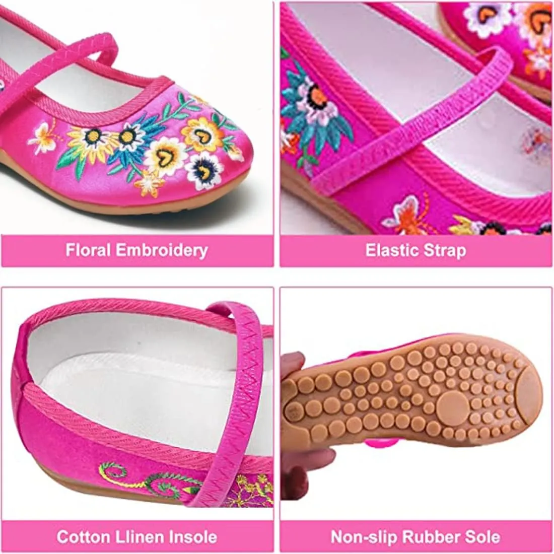 Encanto Mirabel Dress Up Shoes for Girls - Cosplay Isabela Madrigal Princess Costume Shoes