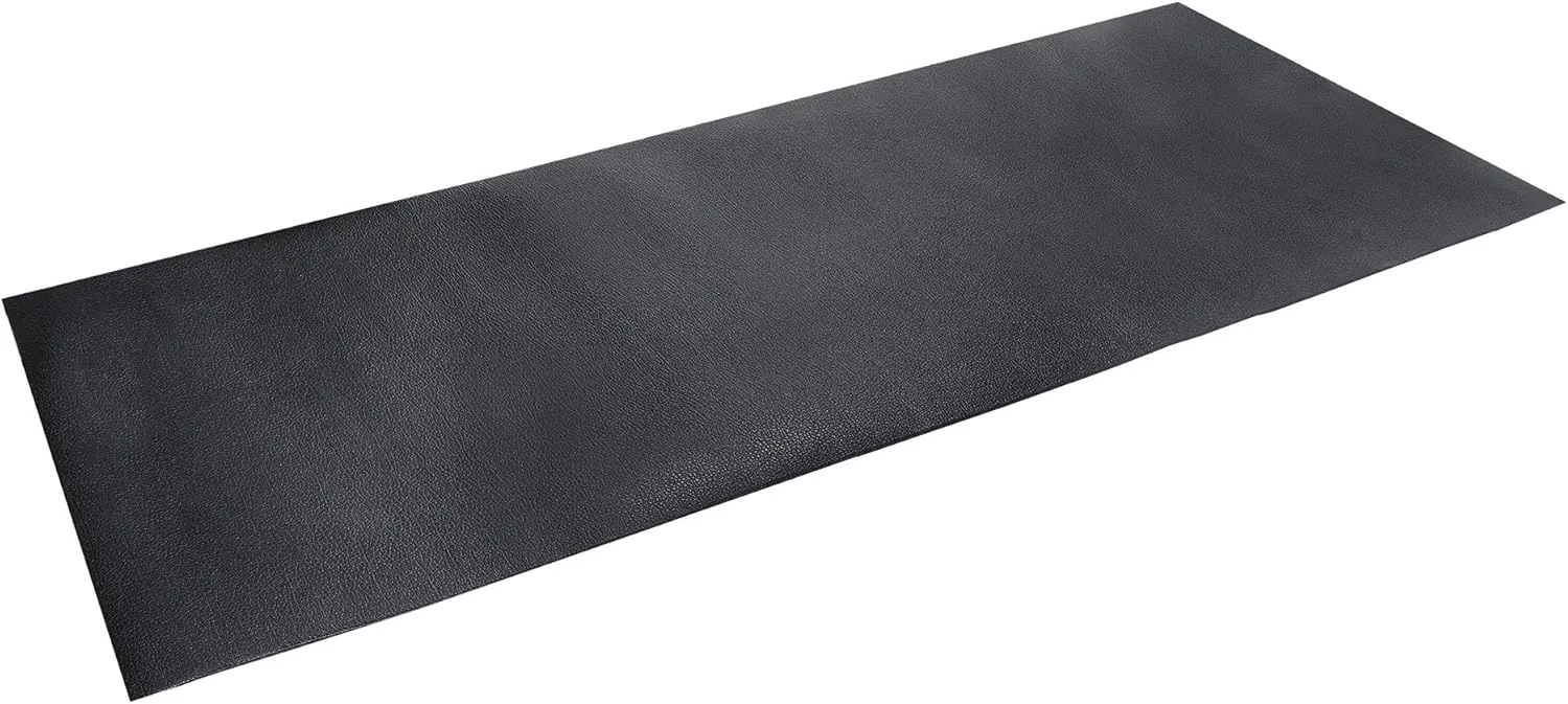 F2C 8'x3' High Density Treadmill Mat, Black, Exercise Mat, Cycling, Elliptical, Heavy, Sturdy, Folding, Pilates, Equipment, Bicycle, Absorb, Exercise, Roll Up, Water Resistant, Easy Clean