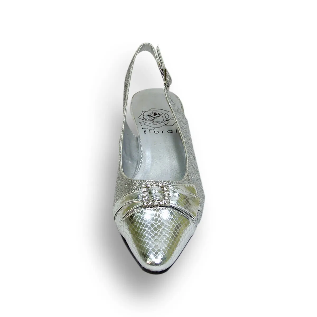 FLORAL Nancy Women's Wide Width Slingback Dress Pumps