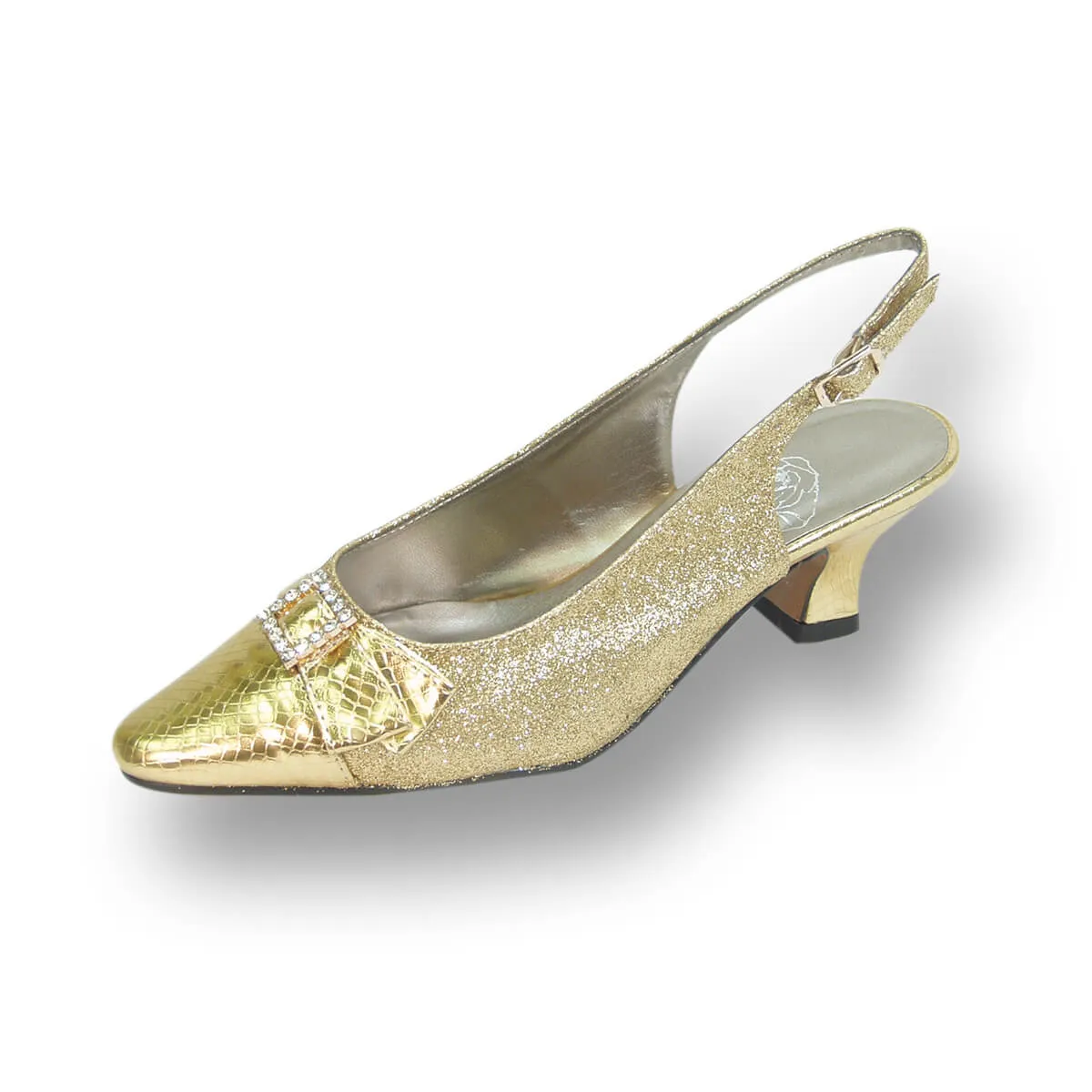 FLORAL Nancy Women's Wide Width Slingback Dress Pumps