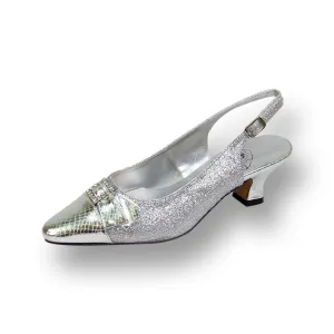 FLORAL Nancy Women's Wide Width Slingback Dress Pumps