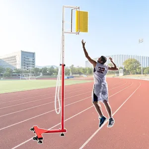 Free-Standing Jump Measurement Tester，Jump Measuring Tester Movable Vertical Jump Trainer for Physical Challengers, Basketball/Volleyball Jump Height Training Aid, School Jump Training Equip