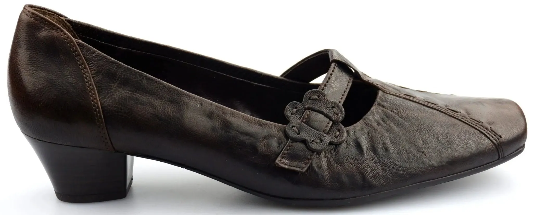 Gabor pump 96.186.15 brown leather