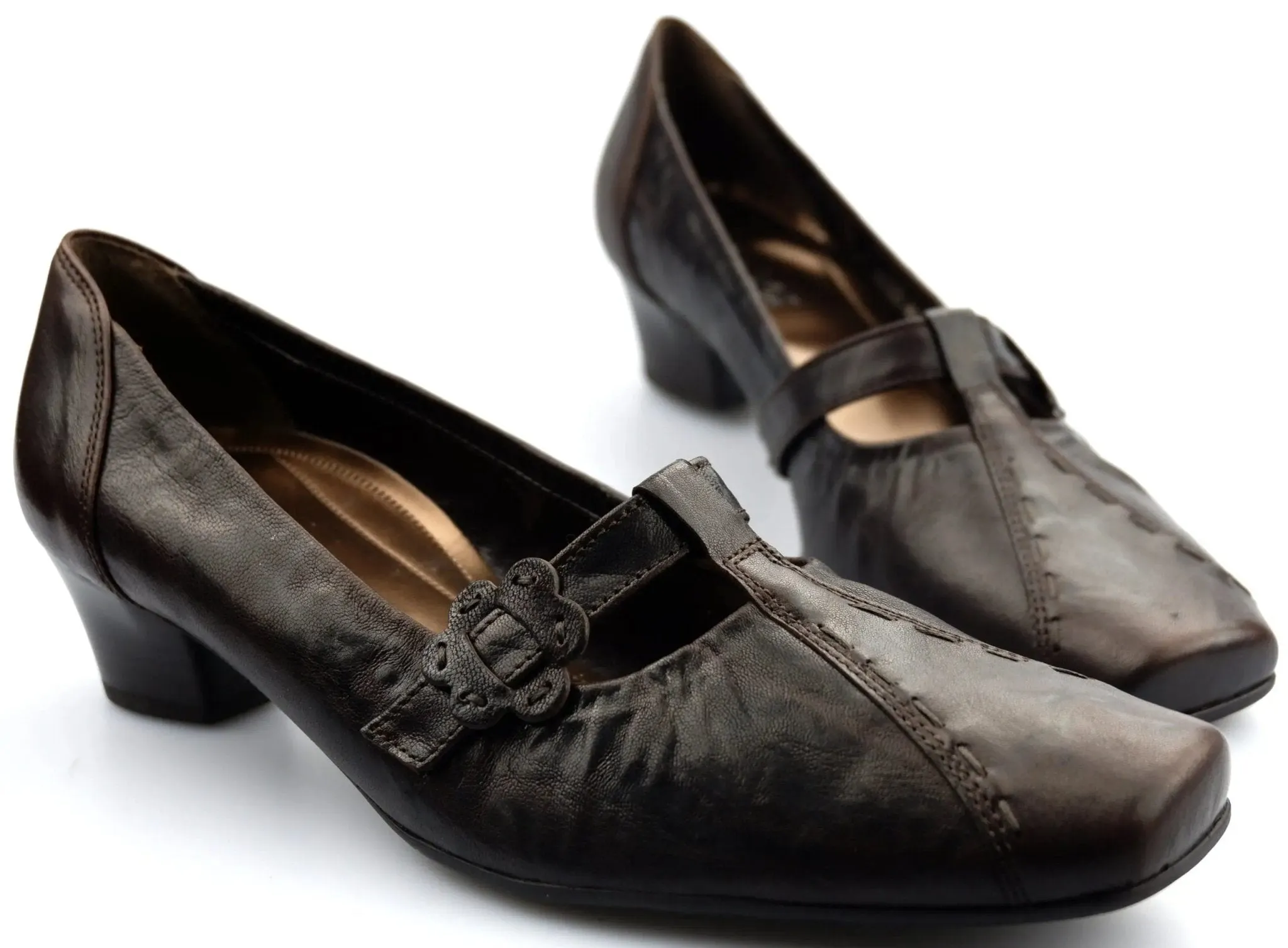 Gabor pump 96.186.15 brown leather